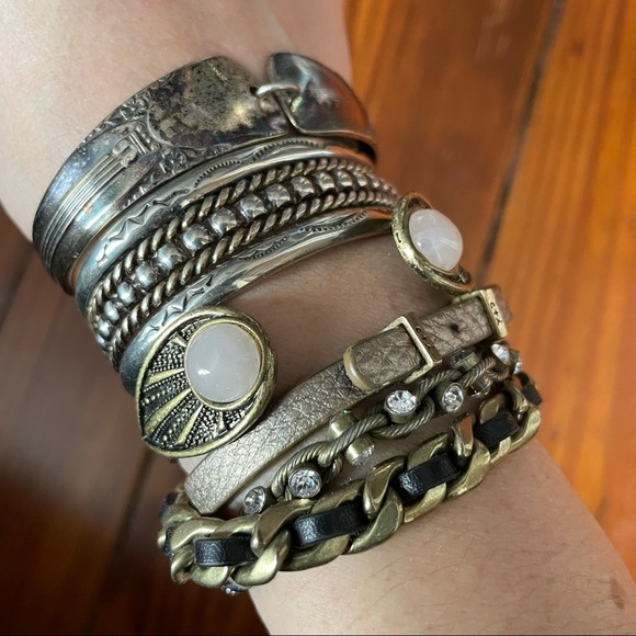 Jewelry - Vintage Silver plated Linked Bracelet